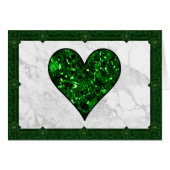 Emerald Gem Heart (Front Horizontal)