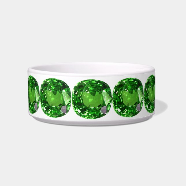 Emerald Gemstone, Green Bowl (Front)