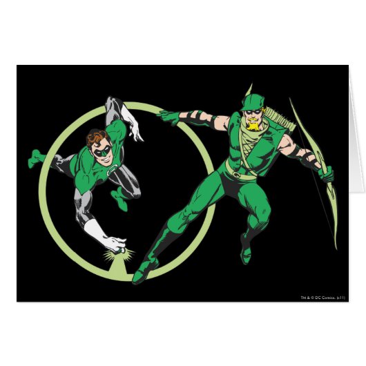 Emerald Gladiator & Emerald Archer Cards (Front Horizontal)