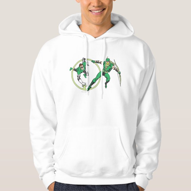 Emerald Gladiator & Emerald Archer Hoodie (Front)
