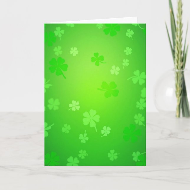 Emerald Glitter Texture Card (Front)