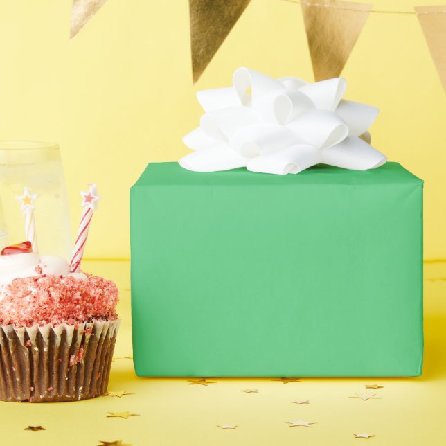 Emerald Glossy Wrapping Paper (Birthday Party)