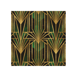 Emerald Gold Art Deco Glamour