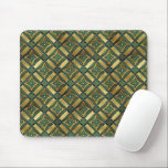 Emerald & Gold Art Deco Mouse Pad<br><div class="desc">An elegant pattern that will take you back to the golden era</div>