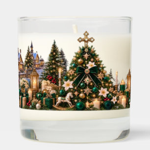 Emerald & Gold Christmas Elegance Scented Candle