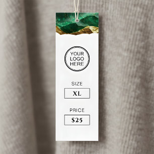 Emerald Gold Clothing Price Hang Tag