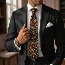 Emerald Gold Royal Damask Tie | Luxury Mens Weddin