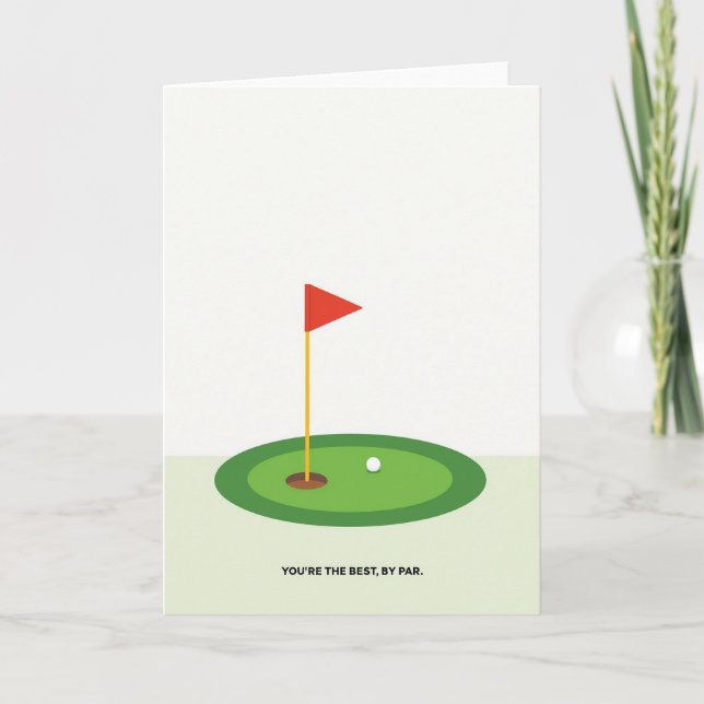 Emerald Golf Fathers Day Card (Front)
