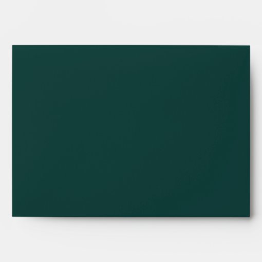 Emerald Green 5x7 Envelope Zazzle