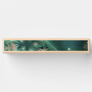 Emerald Green Abstract Fern – Tropical Art Topple Tower