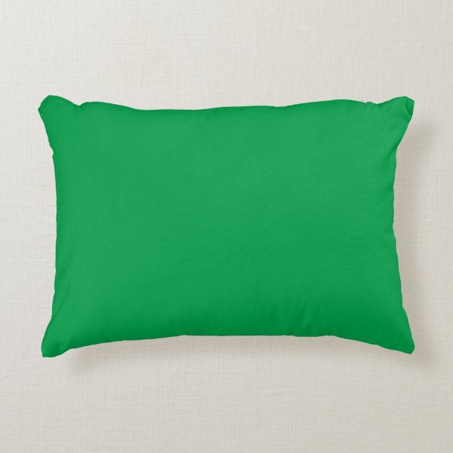 Emerald  green  accent pillow (Front)