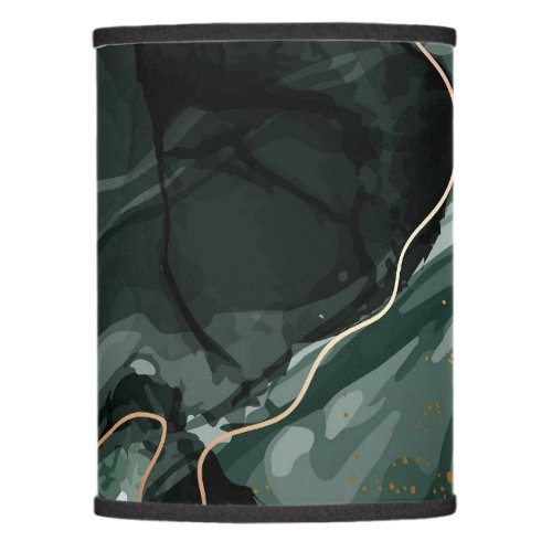 Emerald Green and Gold Marble Marble Background Lamp Shade