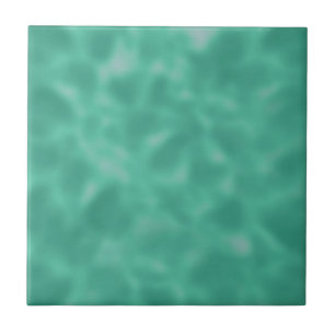 Emerald Green and White Mottled Tile