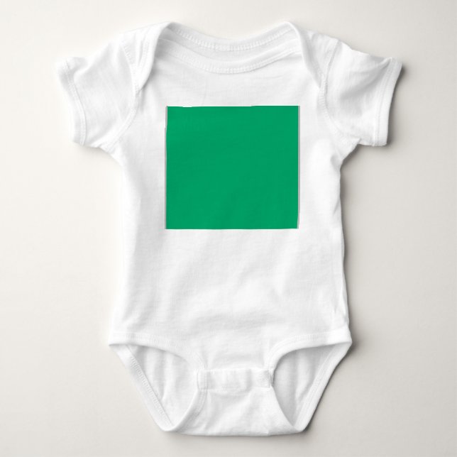Emerald Green Baby Bodysuit – Customizable (Front)