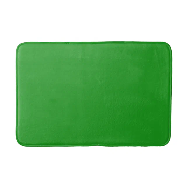 Emerald Green Bath Mat Zazzle