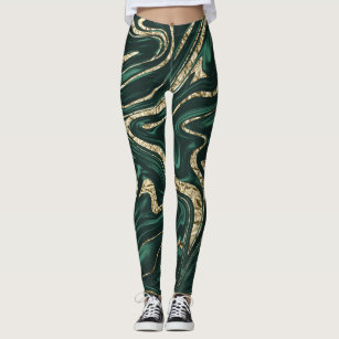 Women's Gold Foil Leggings