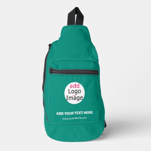 Emerald Green Business Chic Custom Sling Bag