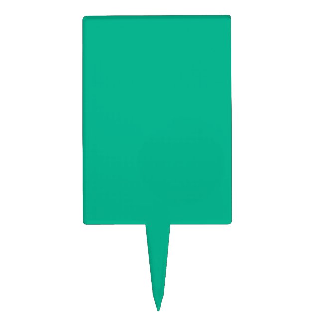 Emerald Green Cake Topper (Front)