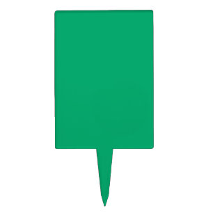 Emerald Green Cake Topper Pick – Customizable