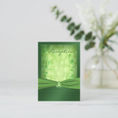 Emerald Green Celtic Love Knot Enclosure Card (Standing Front)