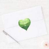 Emerald Green Celtic Love knot Wedding Sticker (Envelope)