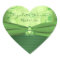 Emerald Green Celtic Love knot Wedding Sticker