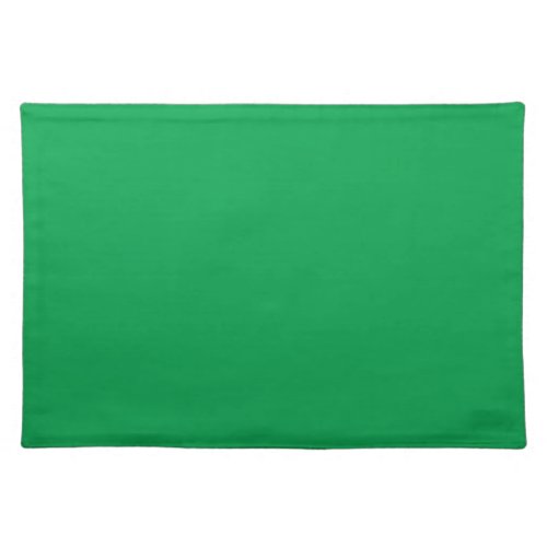 Emerald  green  cloth placemat