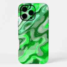 Emerald Green Colorful Abstract Marble Liquid Text