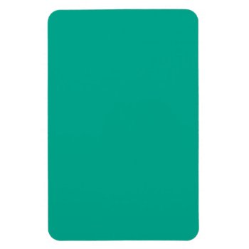 Emerald Green Cool Color Matched Magnet by Kullaz at Zazzle