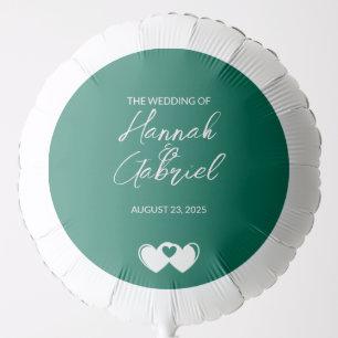 Emerald Green Custom Wedding Balloon