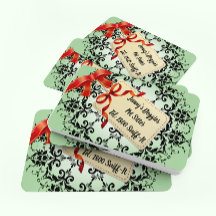 Emerald Green Damask Pattern Pet Sitter