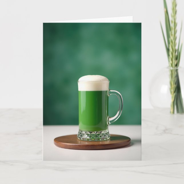 Emerald Green Drink Art Card (Front)