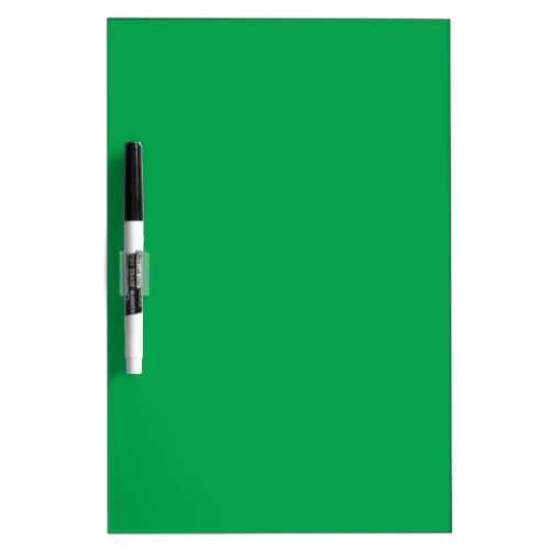 Emerald  green  dry erase board