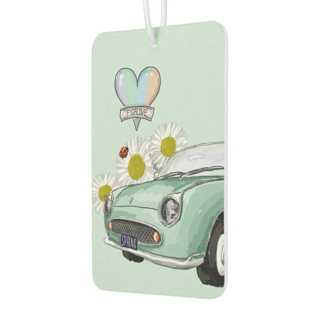 Emerald Green Figaro air freshener (Left)