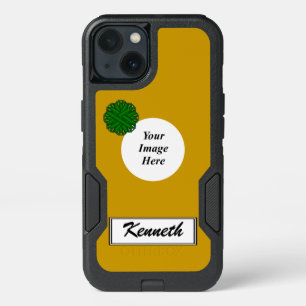 Emerald Green Flower Rbn Tmpl by Kenneth Yoncich iPhone 13 Case