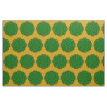 Emerald Green Flower Ribbon by Kenneth Yoncich Fabric