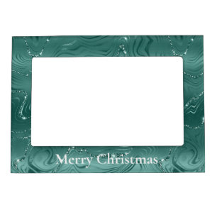 Emerald Green Glitzy Marble Magnetic Frame