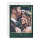 Emerald Green & Gold Botanical Elegant Photo