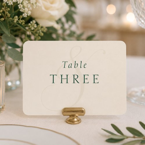 Emerald Green Gold Monogram Wedding Table Place