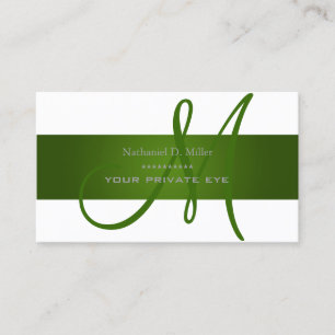 Emerald Green Gradient/DIY background Business Card