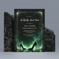 Emerald Green High Heels Mystical Wicked Birthday