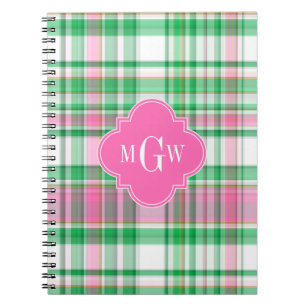 Check Monogram Stripe Journal – Preppy Jones