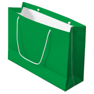 Emerald green large gift bag