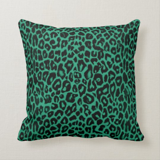 emerald green throw pillow