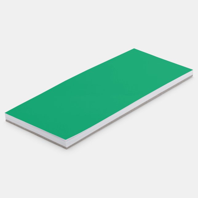 Emerald Green Magnetic Notepad – Customizable (Angled)