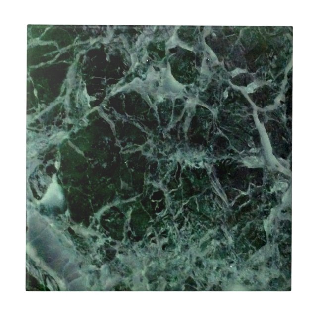 Emerald green marble ceramic tile (Front)