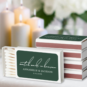Emerald Green Match Made In Heaven Wedding