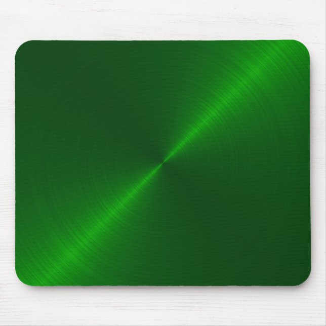 Emerald Green Metallic Looking Mouse Pad (Front)