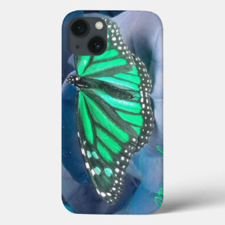 Emerald Green Monarch Butterfly iPad Case