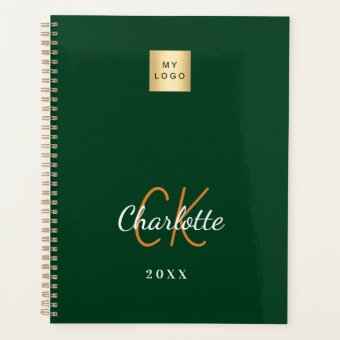 Emerald Green Monogram Business Logo 2024 Planner Zazzle   Emerald Green Monogram Business Logo 2024 Planner R96123faf53cc4abe8c6a6f32fadf1621 E38k9 340 